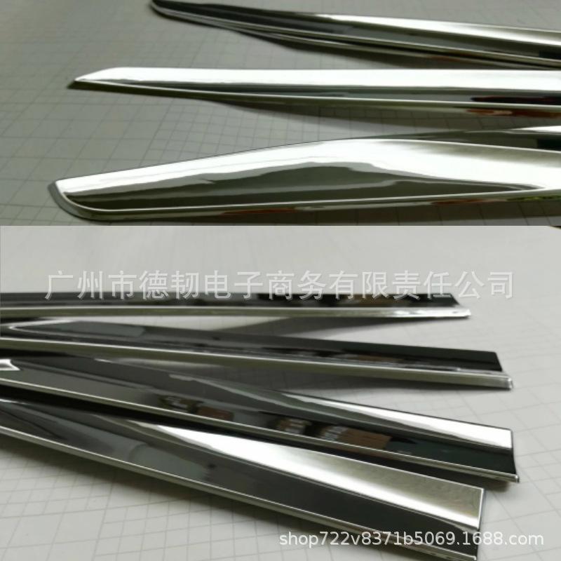 Fits 2015-2022 Honda Odyssey: Anti-Scratch Chrome Door Edge Trim Strip