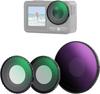 Neewer ND Filter Kit Compatible with Osmo Action 5 Variable ND CPL Black Diffused Thread Neutral Density Polarizing HD Optical Camera Lens Action