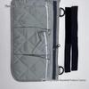 TEMU Multifunctional Wheelchair Armrest Storage Bag with Reflective Strip