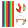 6 Adet Kendin Yap Yumuşak Kauçuk Noodle Esnek İp Oyuncakları Gerilebilir İp Stres Giderici Oyuncak Gerilebilir İp Fidget Stres Atma Çocuk Oyuncak