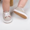 Baby Casual Shoes Soft and Comfortable Retro Simple Solid Color Toddler Shoes