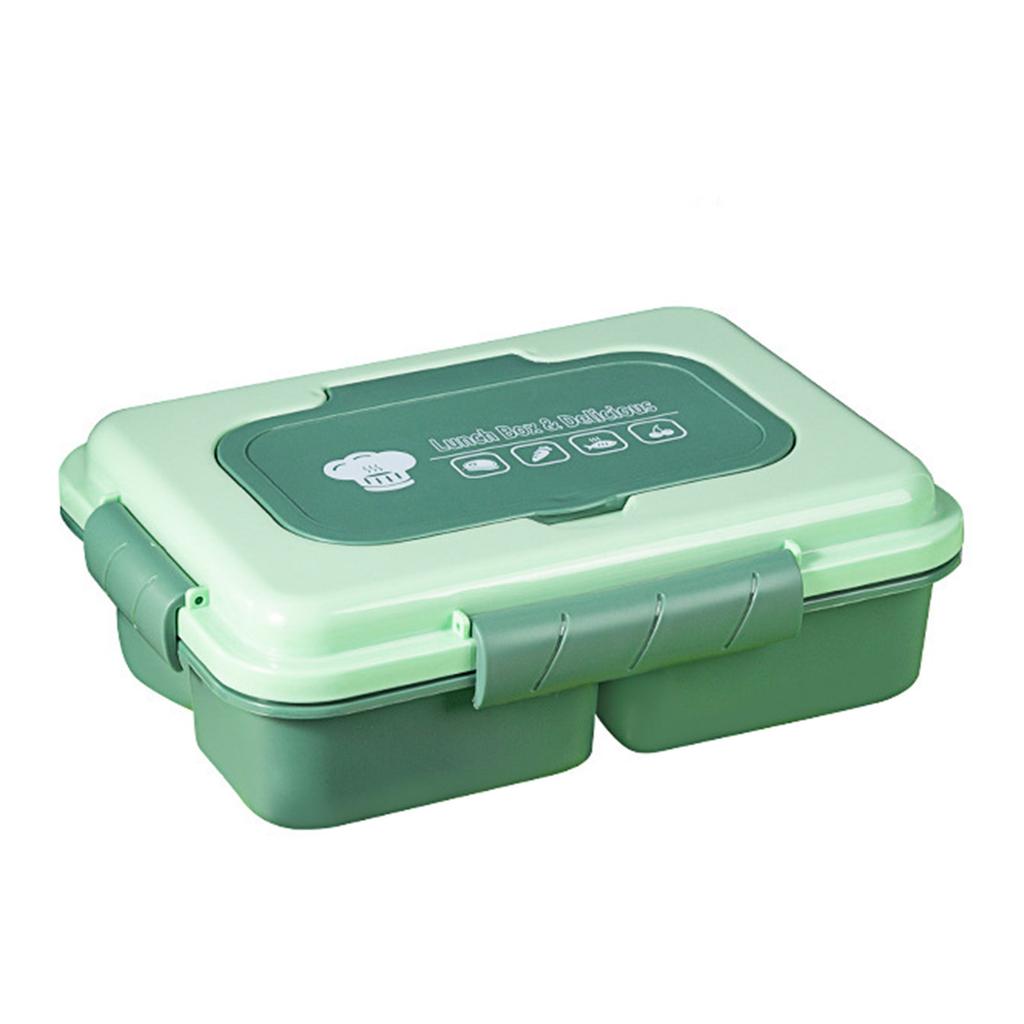 Multi Functional Meal Box With Soup Storage Compartment And Eating Tool Microwave Friendly Lunch Holder For Students