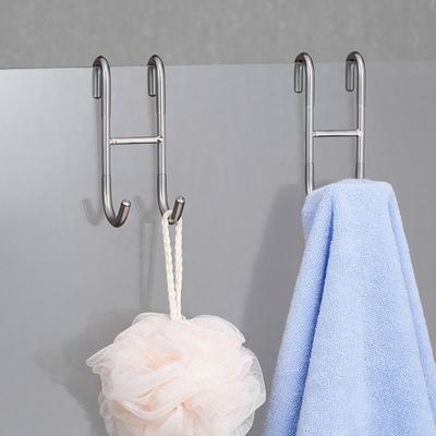Wall-Mounted Stainless Steel Hooks Double-Sided Hooks for Bathrooms and Kitchens, Easy To Install and Use
