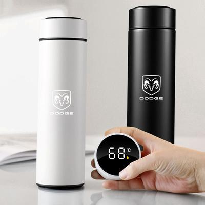 500ml Slimme Thermobeker Filterkoffie Drinkfles Temperatuurweergave voor Journey Ram 1500 Dart Dakota Durango Challeager NITRO SRT Charger