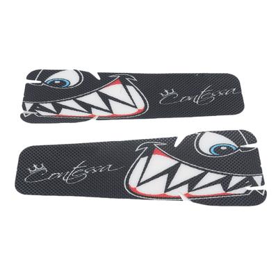 1 Pair Bike Crank Protection Sticker Anti Scratch Lightweight Stylish Bike Crank Arm Decal