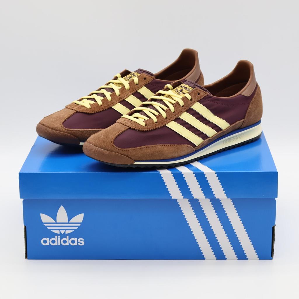 IE3425 Adidas Originals SL72 Maroon Almost Yellow Preloved Brown (Women's)
