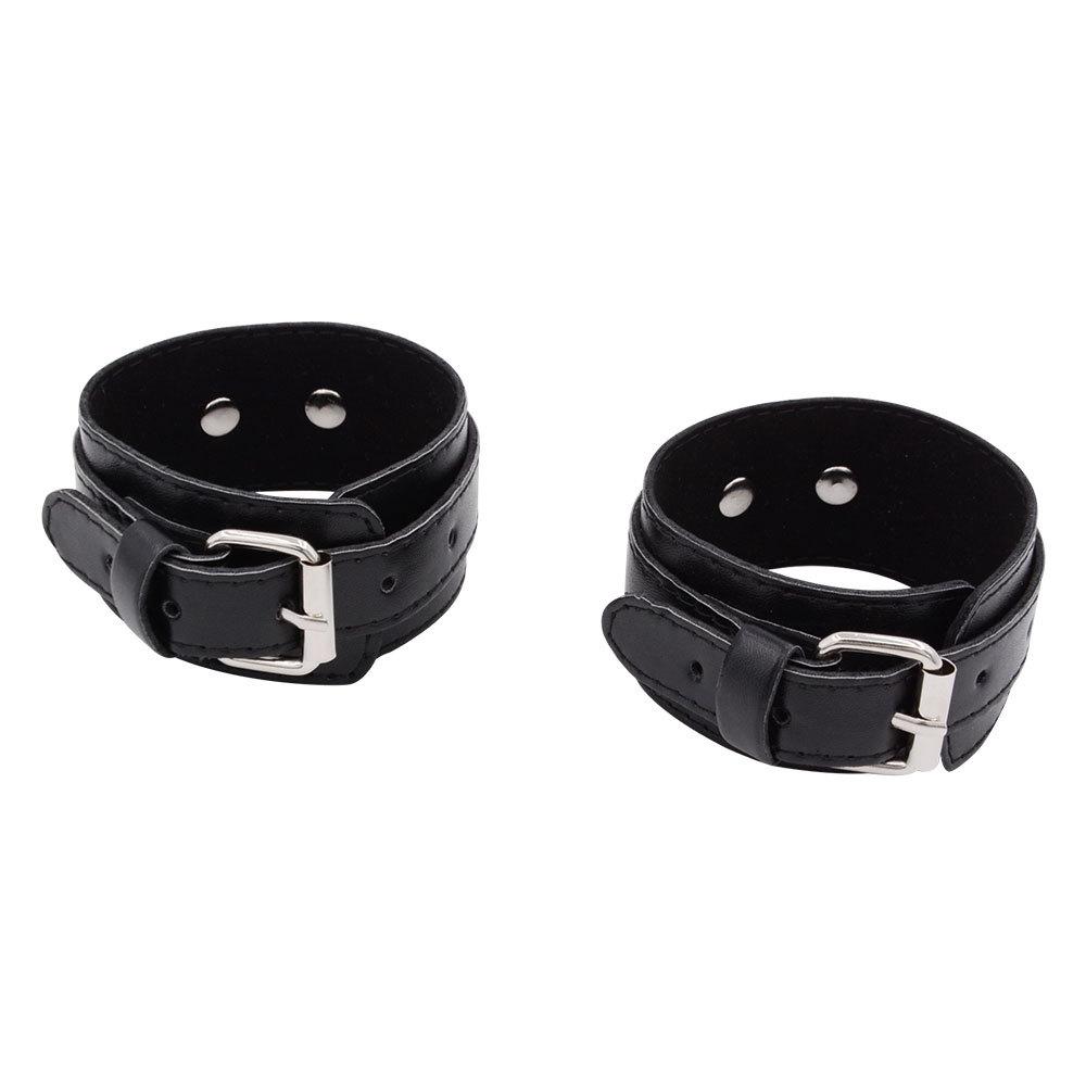 SM Binding Props Hand Neck Bondage Training Adult Sex Toys Sexy Sex Product Leather Handcuffs Collar