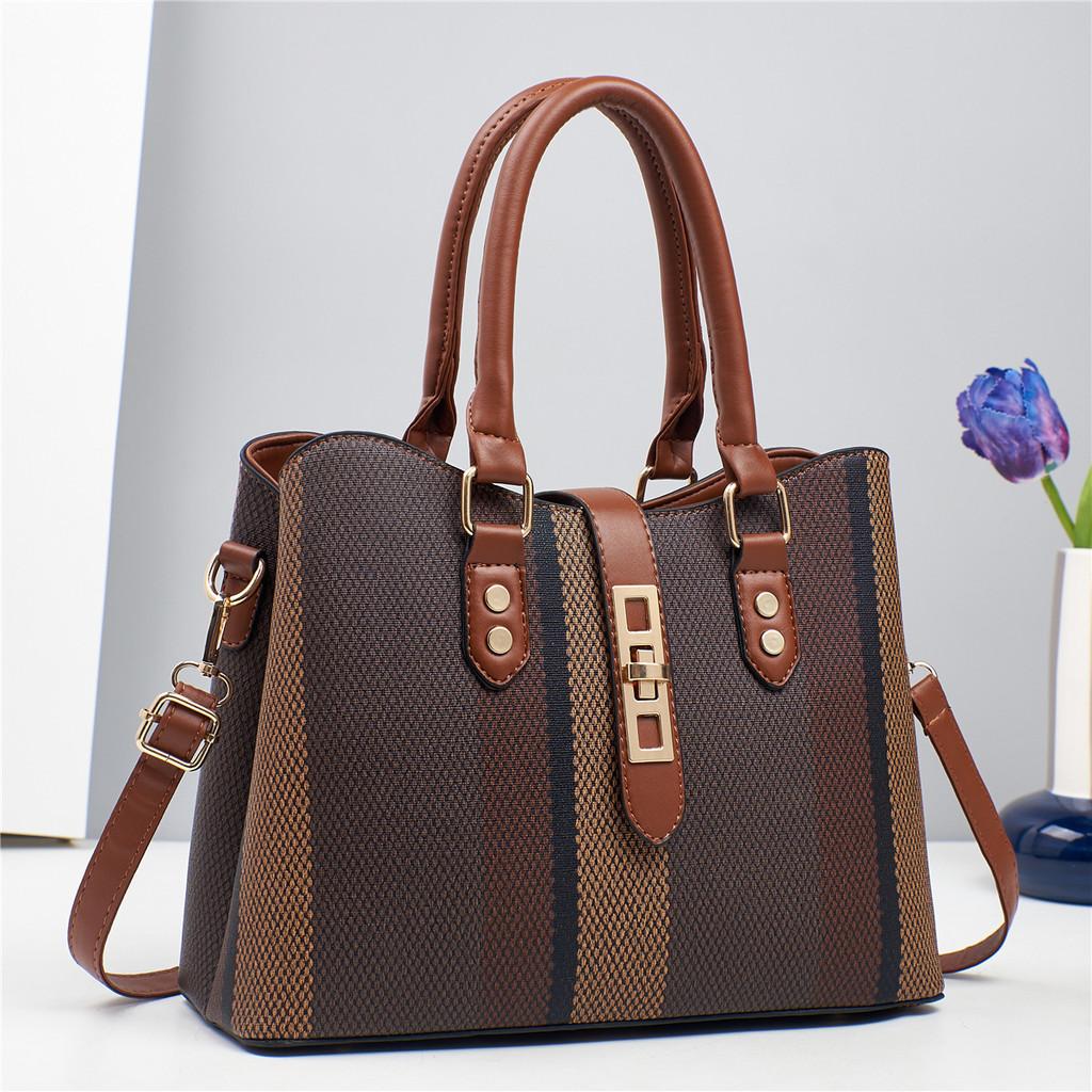 Stylish Large Size Color Block Tote Bag For Women Ideal For Occasions Casual