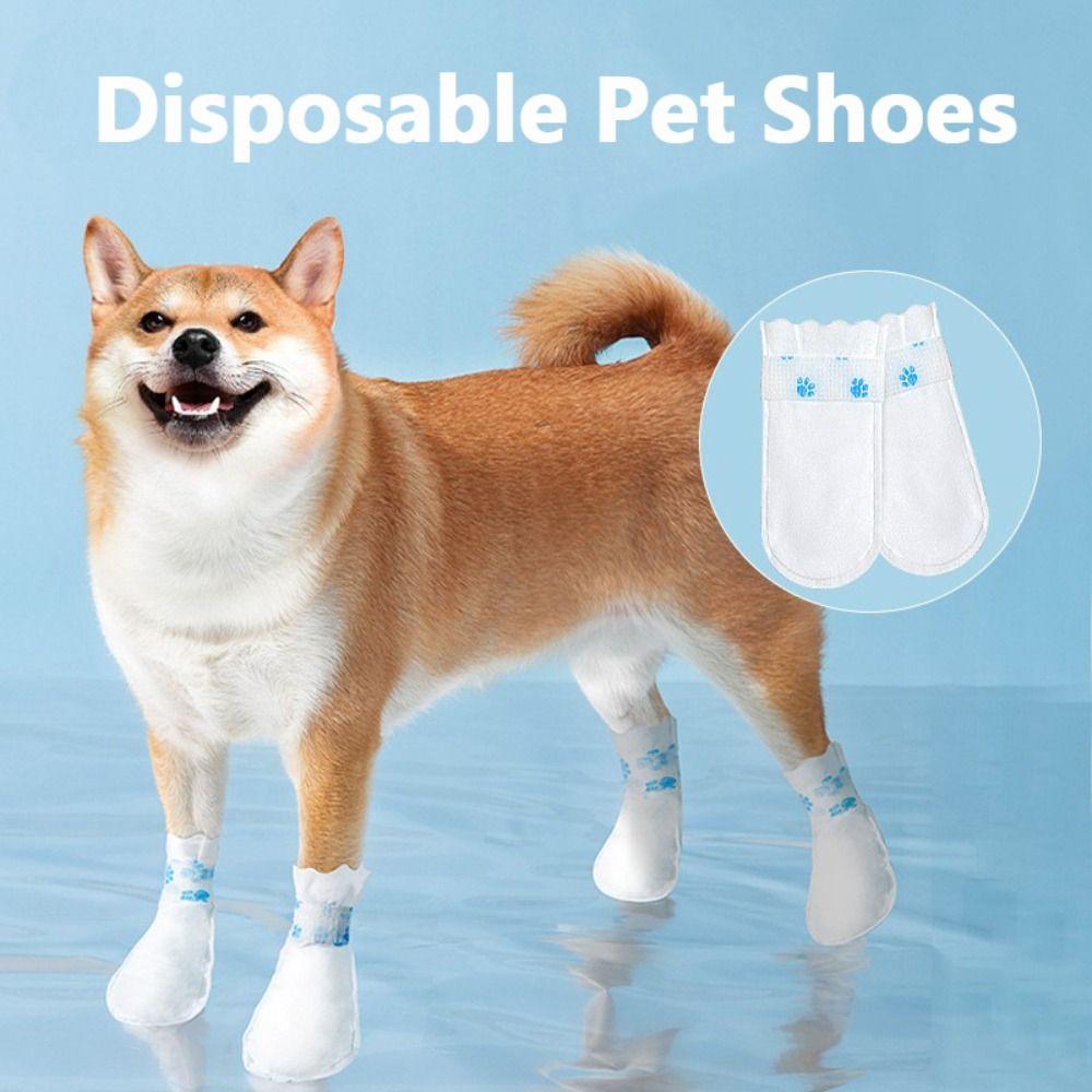 

Waterproof Walking Dog Socks Breathable Pet Shoes Disposable Pet Foot Covers Outdoor S