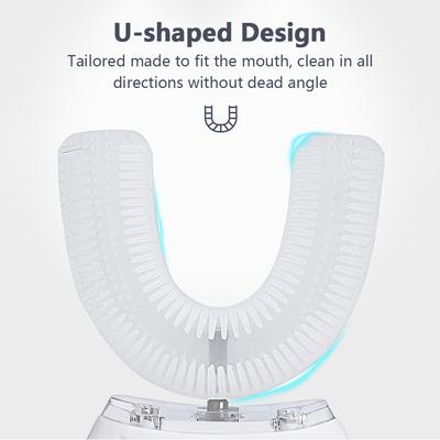 Ultrasonic Electric Toothbrush U Shaped Electric Toothbrushes for Adults IPX7 Waterproof 4 Modes