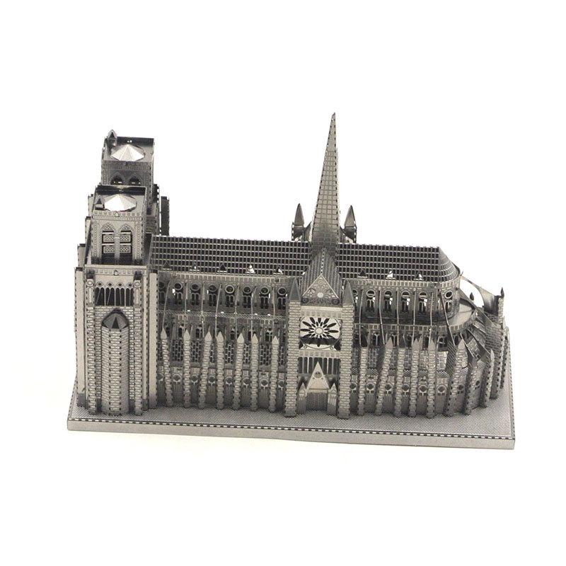 

Металлическая 3D-модель-пазл Собор Парижской Богоматери