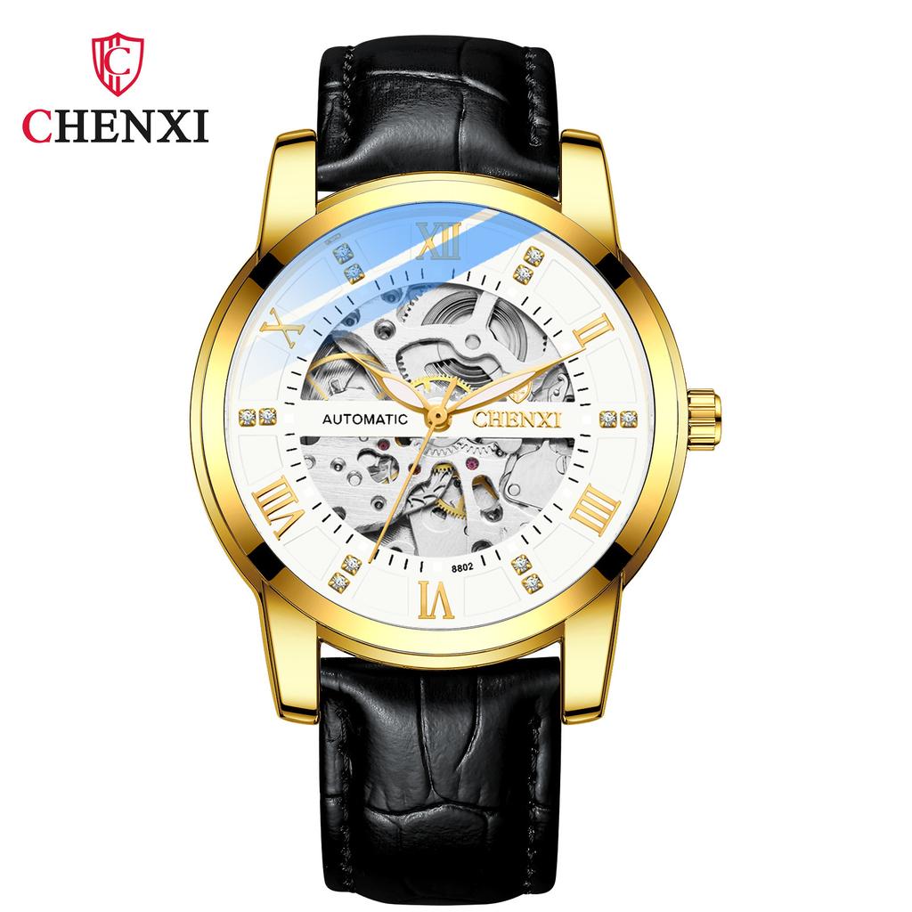 Chenxi Men'S Hollow Automatic Mechanical Watch Belt Batch Fashion Business Waterproof Mechanical Watch