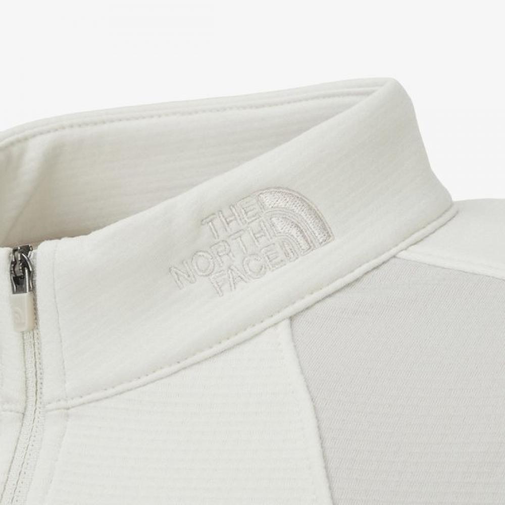 The North Face Women S Andino Long Sleeve SweatShirt Cream Nt7lr82c