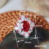 Lindon Classic Copper Alloy Zircon Ring Ladies Jewelry Wedding Promise Party Gift
