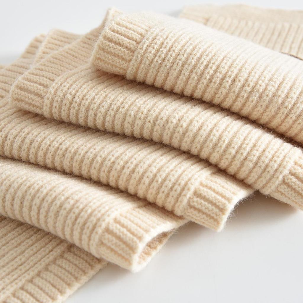Children's Korean-Style Knitted Winter Scarf – Warm, Windproof, Skin-Friendly Neck Warmer