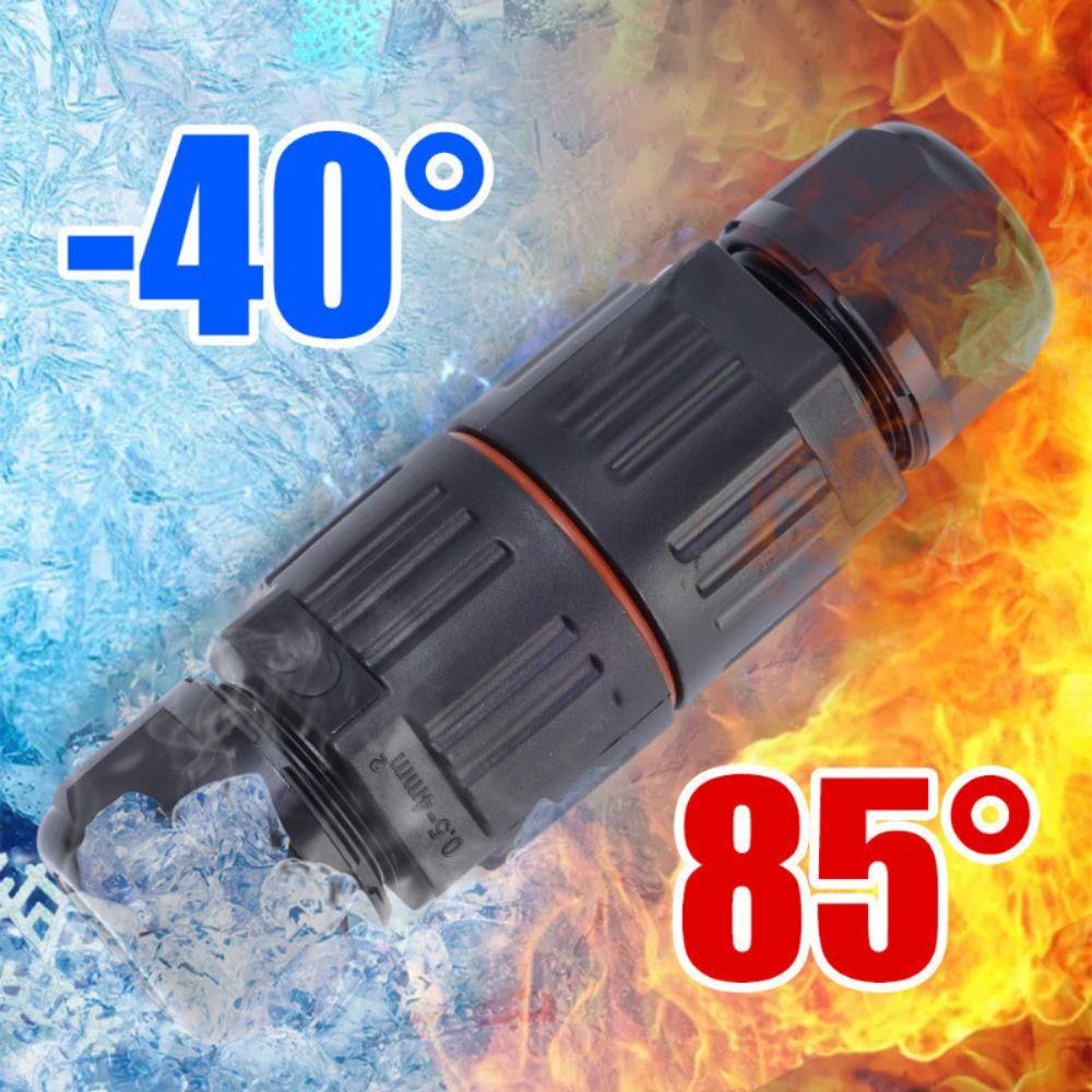 Terminal Block Waterproof Cable Connector 2/3 Pin Junction Adapter Wire Cable Extender  Cable