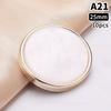 10 Stück 18/21/25mm Blume Perle Gold Kunststoff Schaft Knöpfe für Damen Bekleidung Jacke Pullover Nähzubehör Scrapbooking