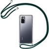 Case for Redmi Note 10 Pro - Xiaomi - Transparent - Flexible - Reinforced - Night Green Cord