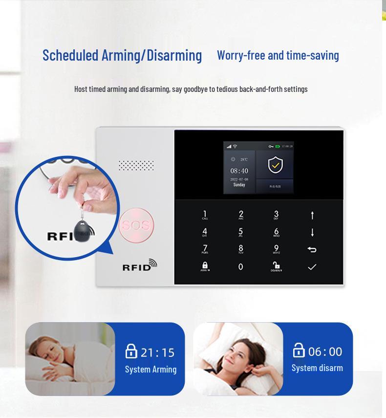 WiFi GSM Smart Home Anti-Theft Alarm System with Mobile App Control