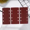 10Pcs 8-Hole Rectangular Premium Flocked Sandpaper Sheets Self-Adhesive 185X93Mm - Assorted Grits For Air Grinders