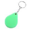 Magnifier Keychain 10X Magnification Foldable Portable Mini Magnifying Glass with Key Ring for Outdoor Reading Red