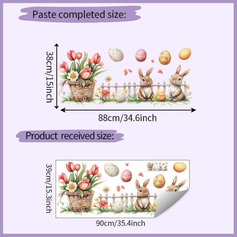 Dwustronna kolorowa naklejka ścienna z motylem i kwiatami, elektrostatyczna pasta do szyb okiennych, widoczna dekoracyjna naklejka ścienna