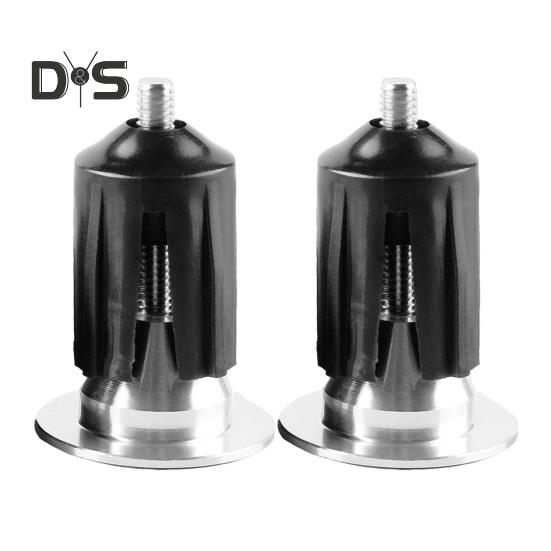 1 Pair Bike Handlebar End Expanding Locking Heavy Duty Lightweight 22-24MM Universal MTB Road Mountain Bicycle Grip Handle End Cover Accessories