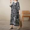 Vintage Summer Dress Sleeveless Linen Shift Dress for Women