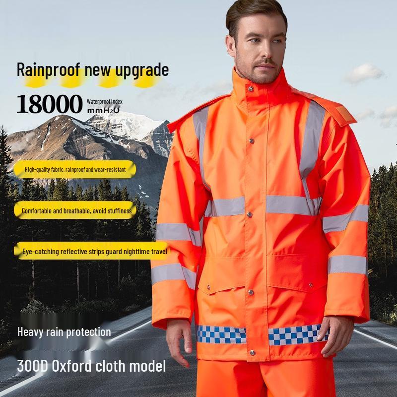 Children s Reflective Two-piece Rain Suit