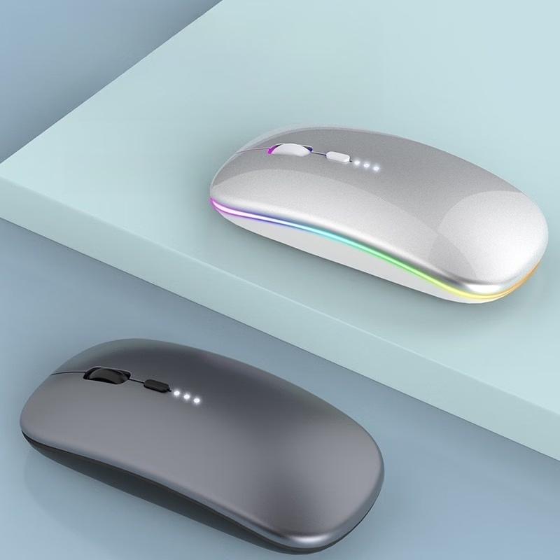 OLOEY Rechargeable Silent Bluetooth Mouse with Battery Display