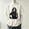 Megan Fox For Fan Gift Tshirt Unisex Unisex Harajuku Oversized Unisex Short Sleeve Streetwear High Quality Couples Soft Breathable