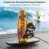 Dashboard Car Decorations Surf Bear Parking Number Plate Creative Car Cartoon Interior Interior Accessories
