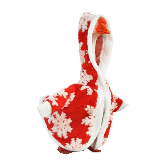 Christmas Porch Goose Outfit for 23-Inch Geese Festive Goose Clothing Breathable Seasonal Goose Apparel for Lawn Decor