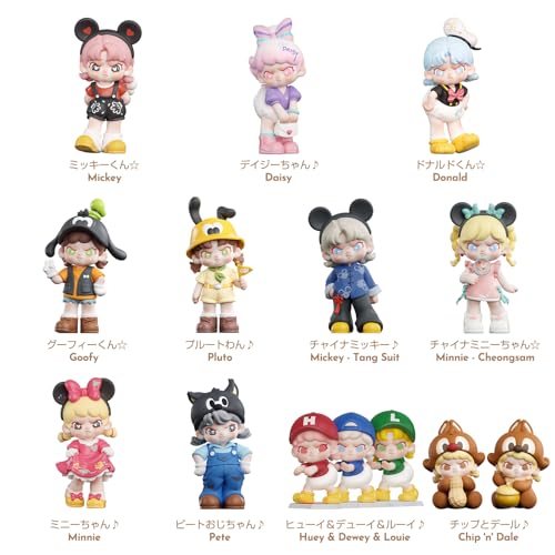 TOP TOY Disney DORA & Mickey "Fantasy Time" Series [1 Piece] Gacha Gacha Blind Box Figure Soft Vinyl PVC Premium Toy Birthday Present Original Charact