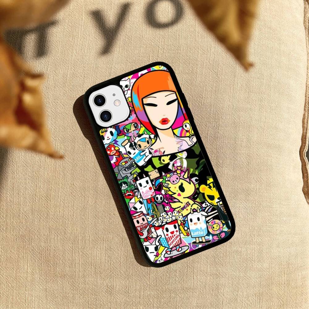 

Japan T-Tokidokis Phone Case Wireless Charging PC+TPU For iPhone 11 12 13 14 15 16 17 Pro Max Plus case iPhone 16 pro