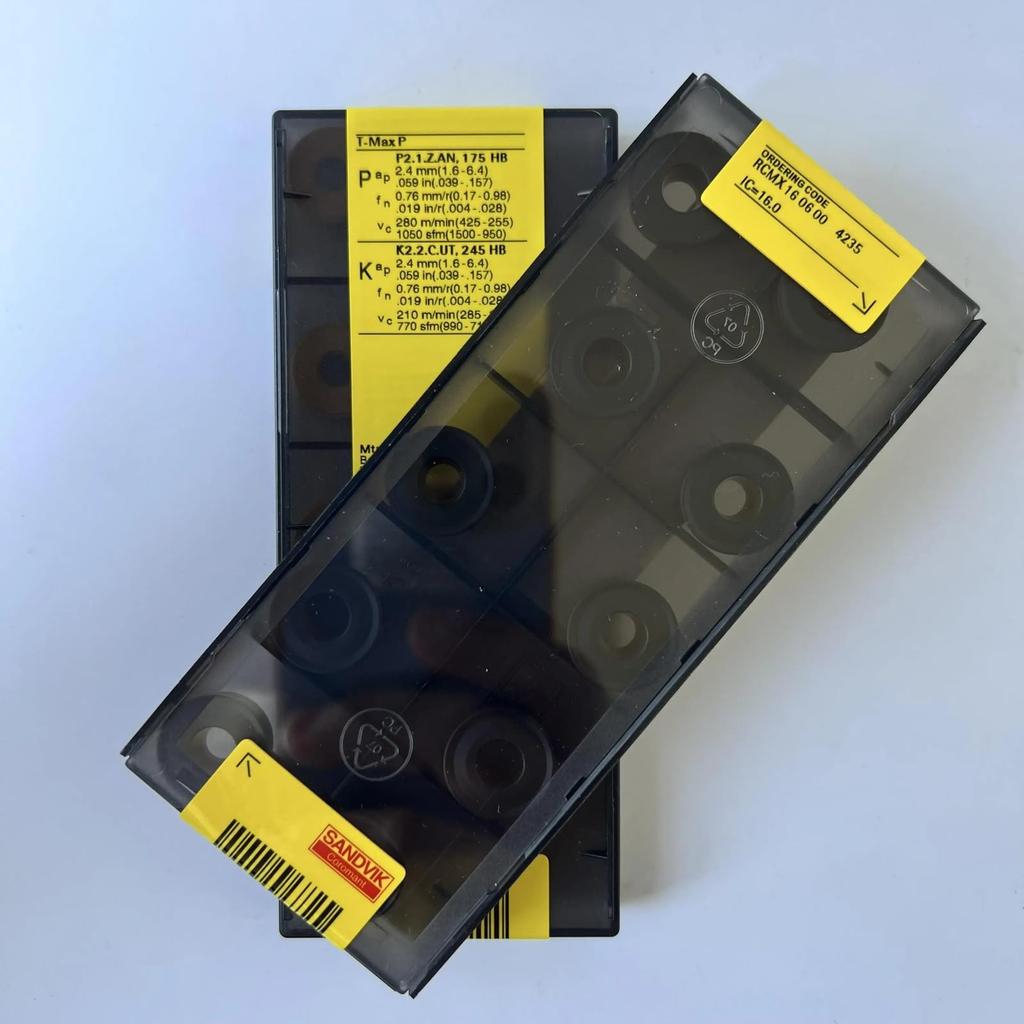 Original Sandvik / RCMX160600 4235 CNC Lathe Carbide Blade 10 PCS