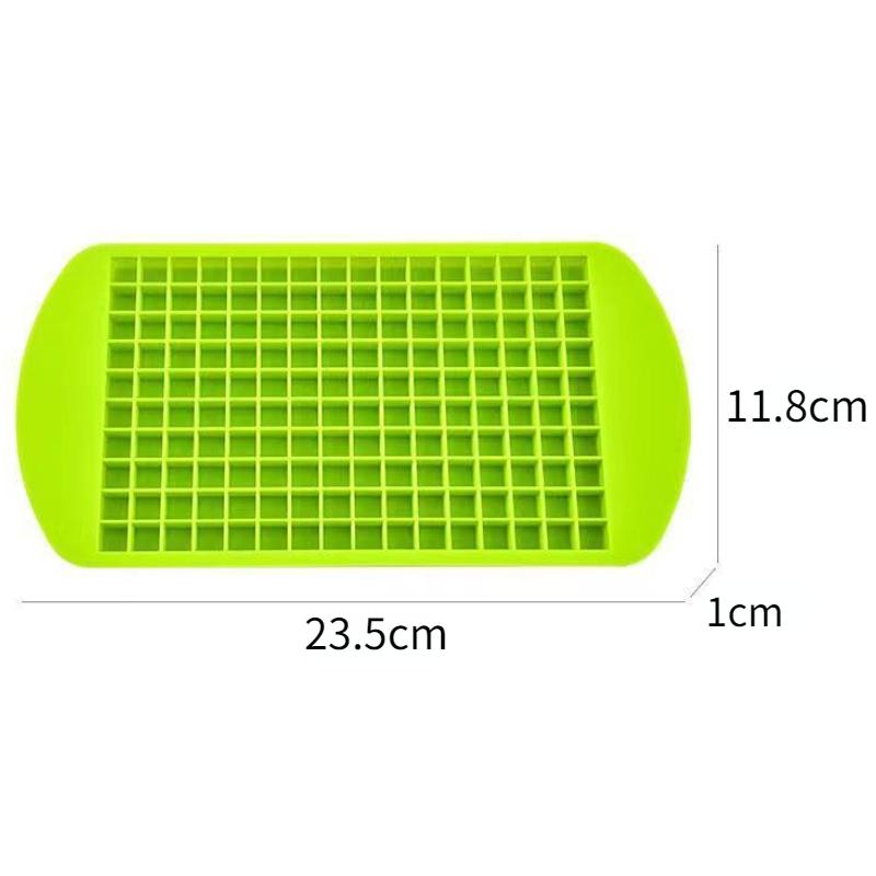 160 Grid Silicone Ice Tray Mold Ice Cube Mold Ice Mold Ice Grid Tray Mini Ice Cubes Small Square Mold Ice Maker Mold