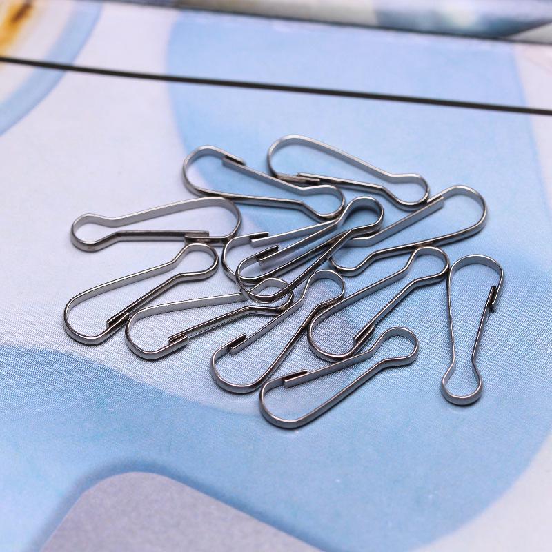 DIY Jewelry Gourd Buckle & Eight-Character Hook Keychain Waist Chain Accessories 22mm (~2000 pcs) никелевый