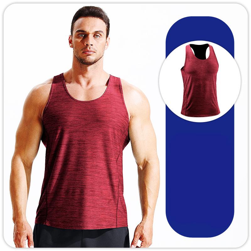 Male Running Vest Sleeveless Jacket Compression Shirt Quick Drying Sports Singlet Fitness Gym Training Tank Tops M L XL XXL 3XL 4XL