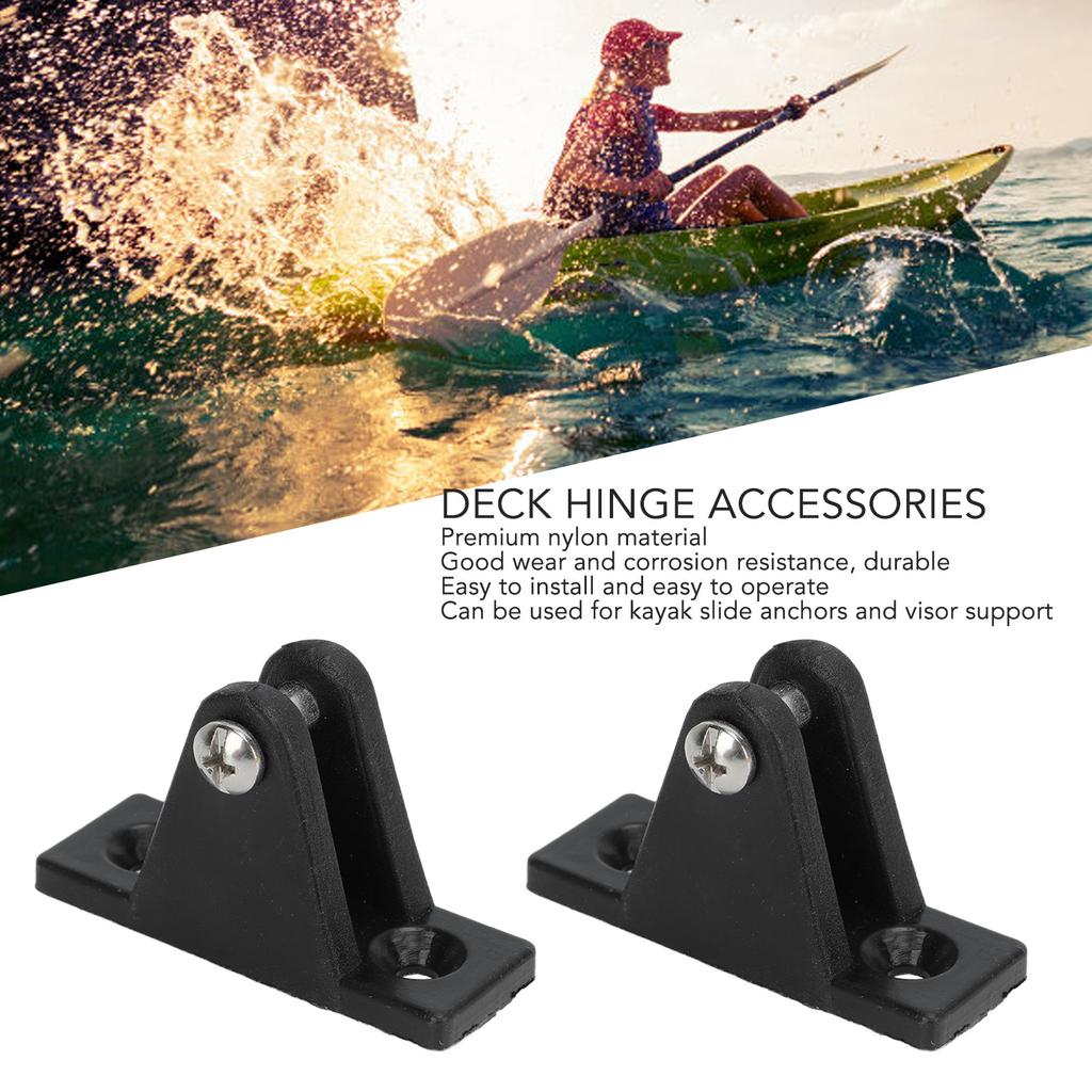 2 STÜCKE Marine Bootsdeck Scharnierhalterung Nylon Bimini Top Beschlag Hardware Marine Markisen Hardware Zubehör