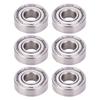 10Pcs Miniature Bearing Stainless Steel Rolling Tools for Deceleration Device S698ZZ 19x8x6mm