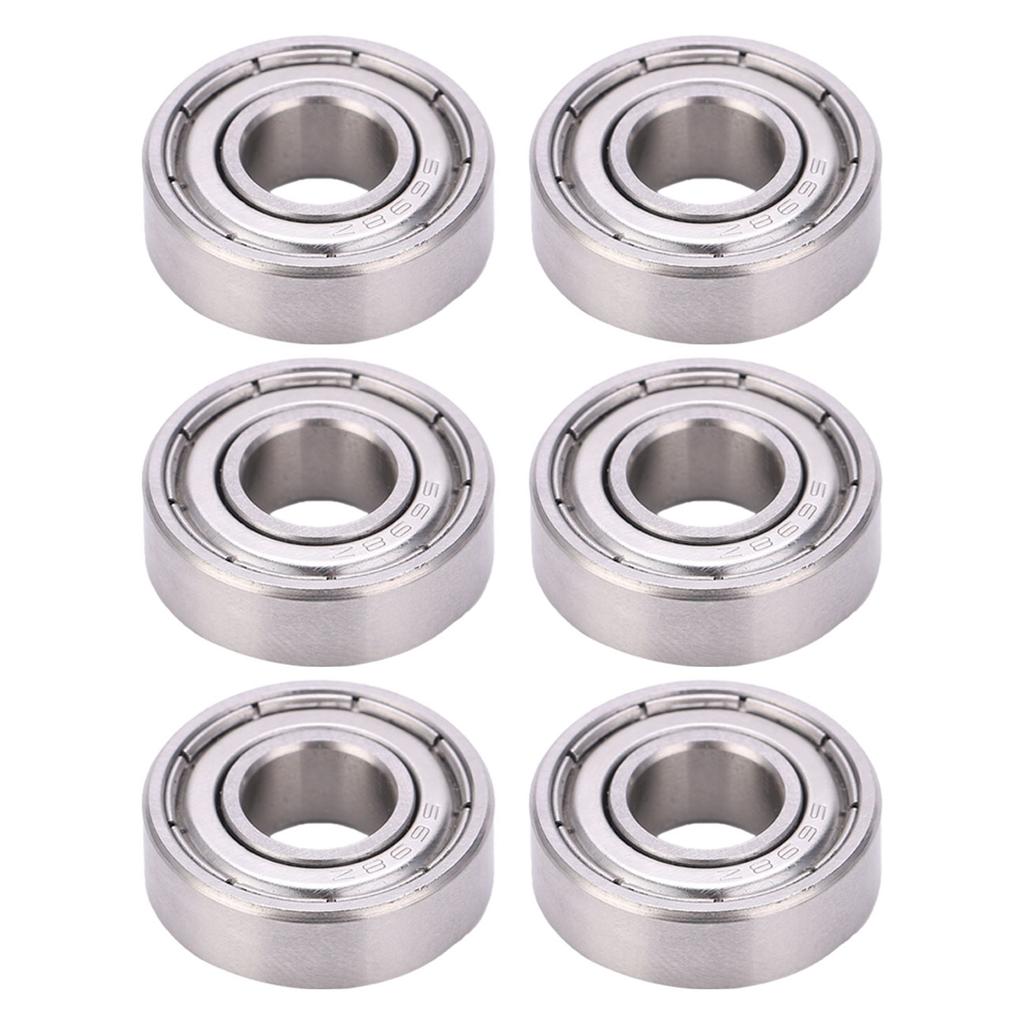 10Pcs Miniature Bearing Stainless Steel Rolling Tools for Deceleration Device S698ZZ 19x8x6mm
