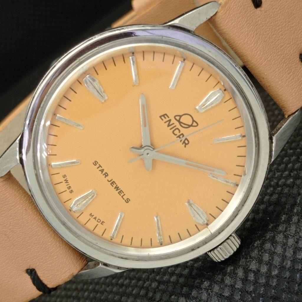 

Б/у швейцарские мужские часы ENICAR STAR JEWELS a313415-1 Sku601-a313415