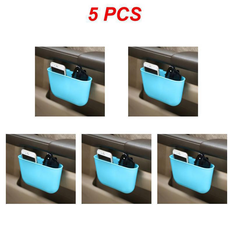 2~5PCS Small Garbage Bin Portable Double-button Design Car Interior Accessories Car Garbage Cans Creative Car Accessories