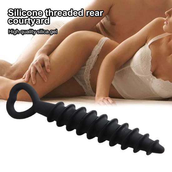 Užitečný anální stimulátor Ergonomická plná stimulace Silikonová sexuální anální zátka Hračka na prostatu pro začátečníky