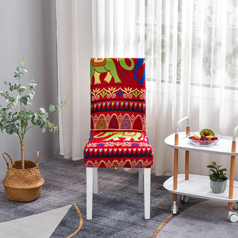1 Stück Spandex Stuhlbezug Elastischer Stuhlüberzug Polyester Stuhlmöbelschutz Für Büro Bankett Esszimmer Heimdekor