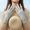 Sun Protection Women Sunscreen Gloves Anti-UV Summer Driving Mittens Ice Silk Riding Gloves  Summer