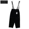 GALLARDAGALANTE Black Cotton Cargo Pants with Suspenders Bottoms 1 blackUsed