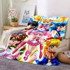 1pc Moonlit Sailor Magic flannel Blanket for Super Soft Cute Comfort Blanket for Travel Bedding Couch Sofa Blanket Y73025