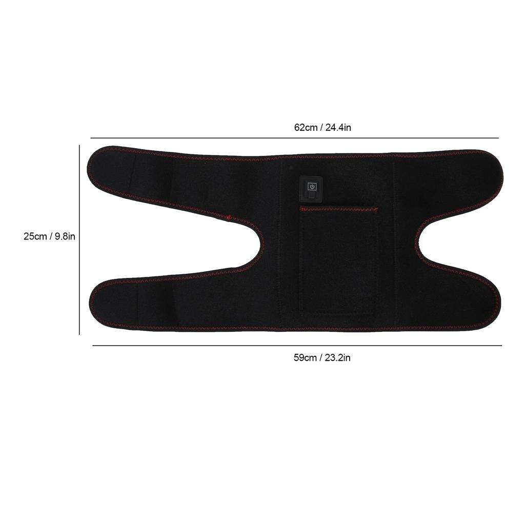 Electric Heating Knee Brace Pain Relief Temperature Adjustable Hot Compress Knee Pad 5V